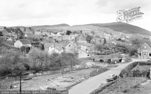Photo of Clun, General View c.1965