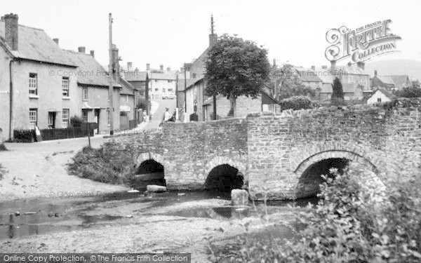 Photo of Clun, The Bridge And Bridge Street c.1960