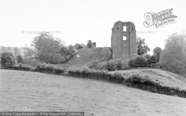 Photo of Clun, The Castle c.1955