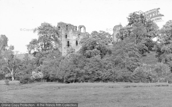 Photo of Clun, The Castle c.1960
