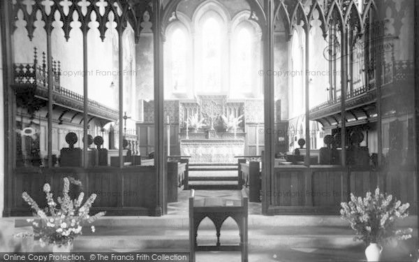Photo of Clun, The Church Interior c.1965