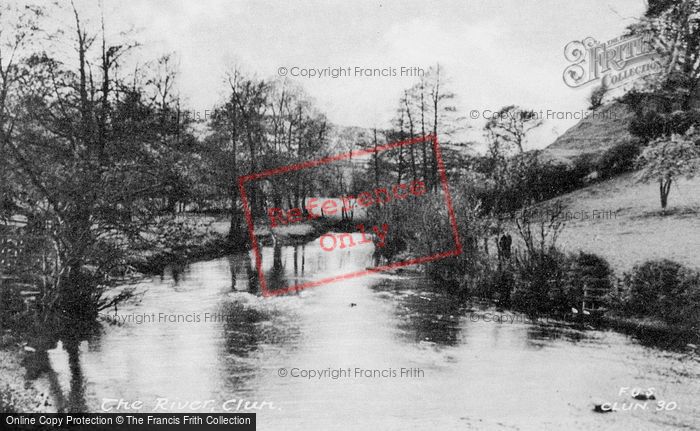 Photo of Clun, The River c.1960