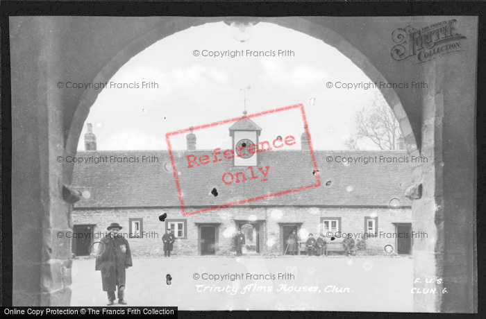 Photo of Clun, Trinity Alms Houses c.1950