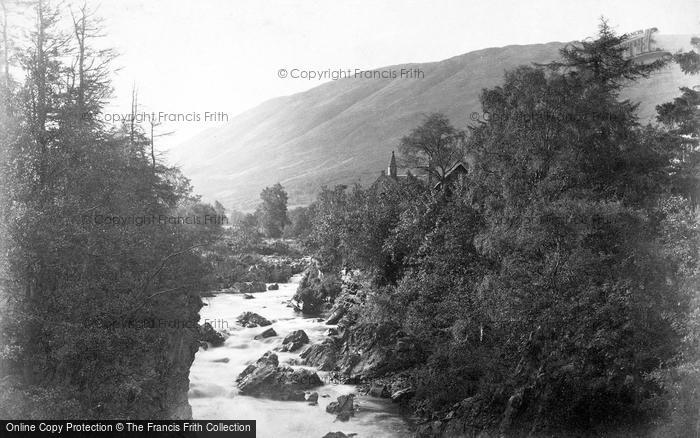 Photo of Clunie, View From Bridge Of Clunie 1887