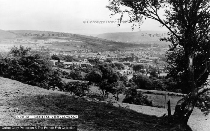 Photo of Clydach, General View c.1955