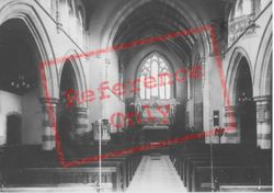 St Mary's Church Interior c.1960, Clydach