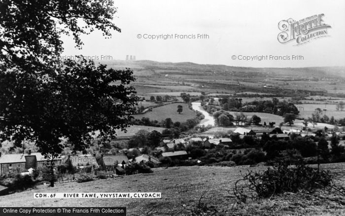 Photo of Clydach, The River Tawe, Ynystawe c.1955