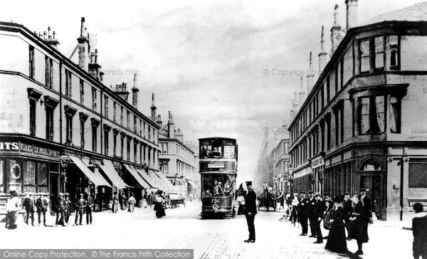 Photo of Clydebank, Glasgow Road c1900
