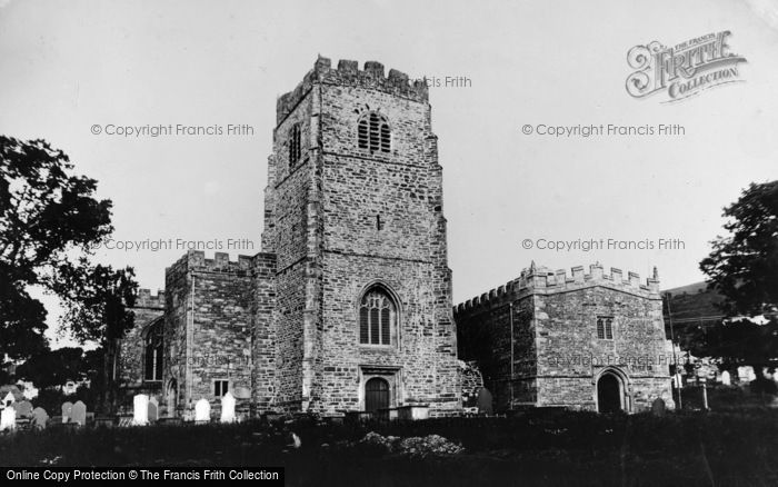 Photo of Clynnog Fawr, St Bueno's Church c.1910