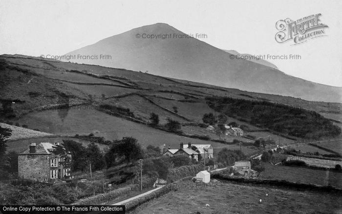 Photo of Clynnog Fawr, View Showing Pwllheli Road c.1936