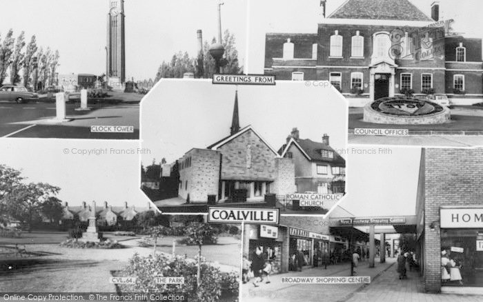 Photo of Coalville, Composite c.1965