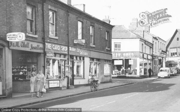 Photo of Coalville, Shops On Jackson Street c.1965