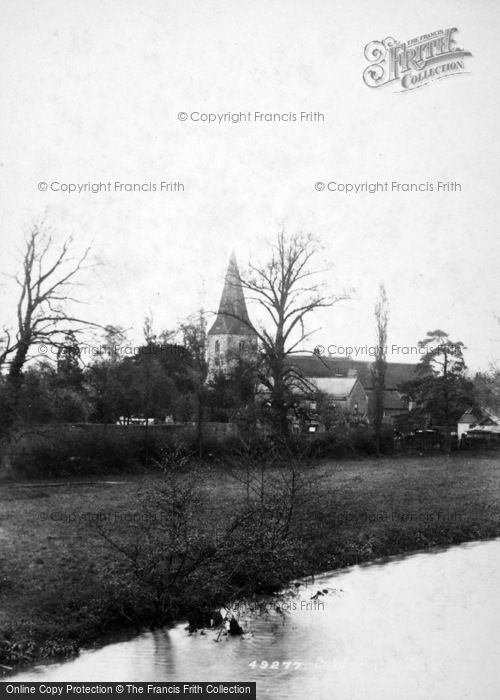 Photo of Cobham, Church From The Bridge 1903