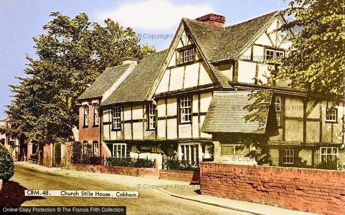 Photo of Cobham, Church Stile House c.1955