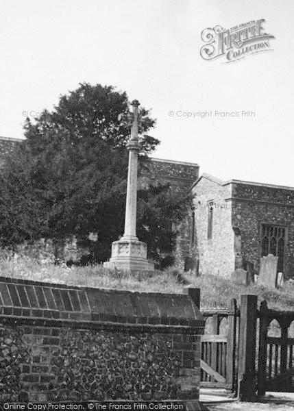 Photo of Cobham, Memorial Cross c.1955