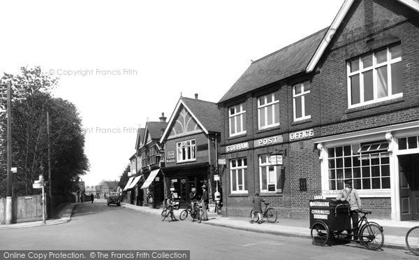 Photo of Cobham, Post Office And Anyard's Road 1932