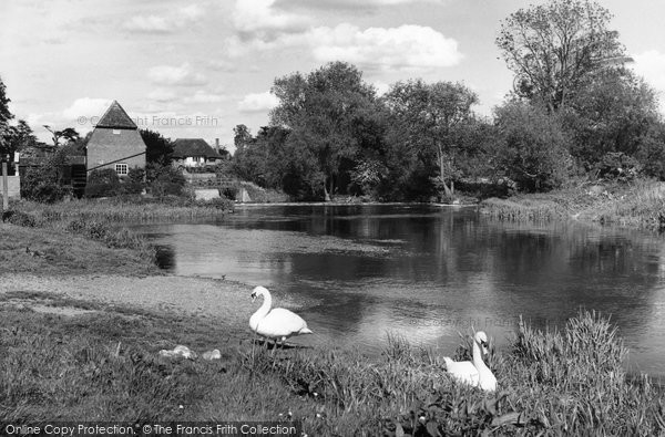 Photo of Cobham, River Mole And Old Mill c.1955