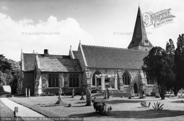 Photo of Cobham, St Andrew's Church c.1955