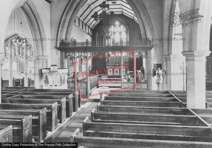 Photo of Cobham, St Andrew's Church Interior 1927