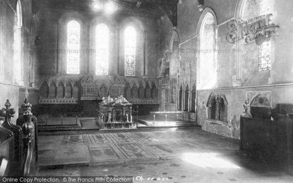 Photo of Cobham, The Church Interior 1899