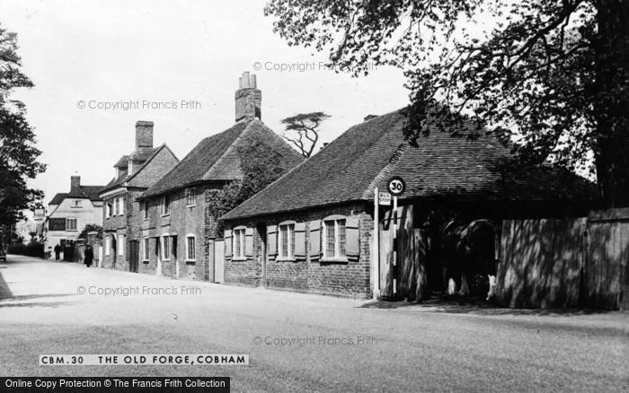 Photo of Cobham, The Old Forge c.1955