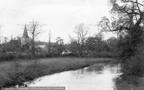 Photo of Cobham, View From Downside Bridge 1903