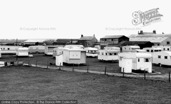 Photo of Cockerham, Cockerham Sands Caravan Site c.1965