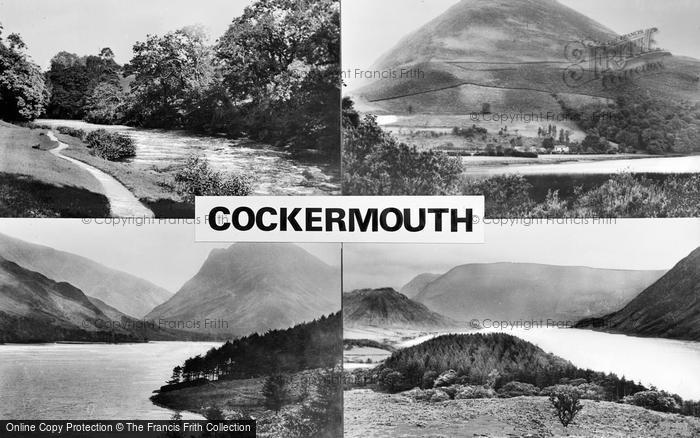 Photo of Cockermouth, Composite c.1955