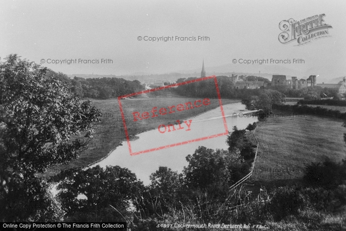 Photo of Cockermouth, River Derwent 1906
