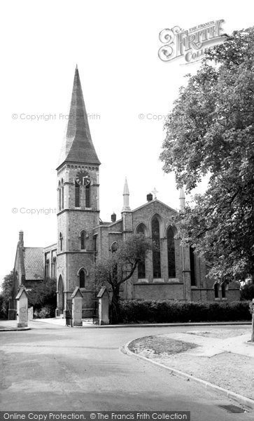 Photo of Cockfosters, Christ Church, Chalk Lane c.1965