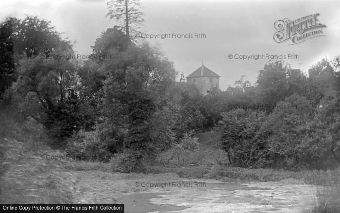 Photo of Cocking, Church Over Pond c.1900
