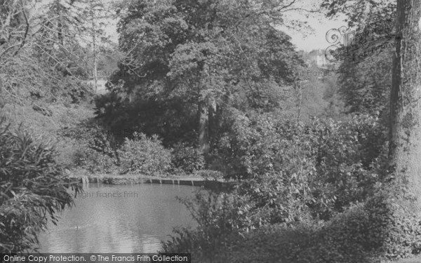 Photo of Cockington, A Lake In The Park c.1950