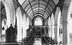 Church Interior 1907, Cockington