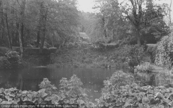 Photo of Cockington, Lower Lake, The Park c.1950