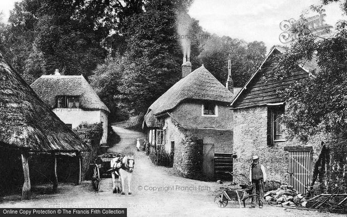 Photo of Cockington, The Village 1889