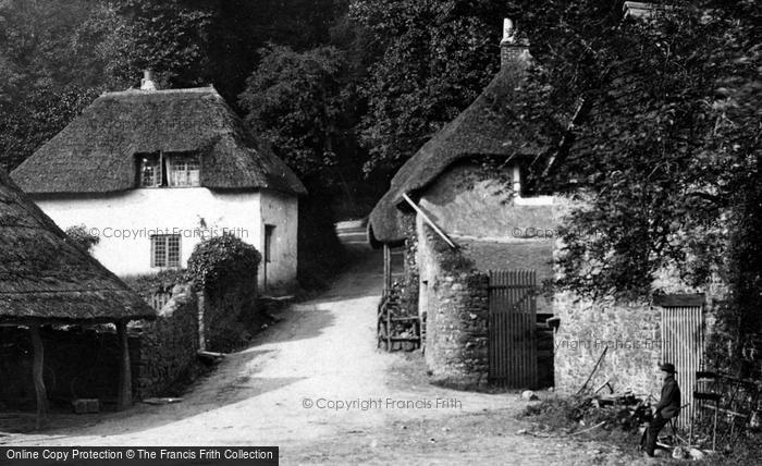 Photo of Cockington, The Village 1889