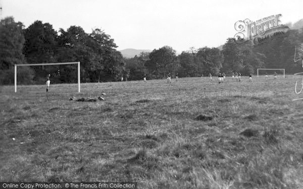 Photo of Coed Y Brenin Forest, The Football Teams, Ministry Of Labour Instructional Centre c.1936