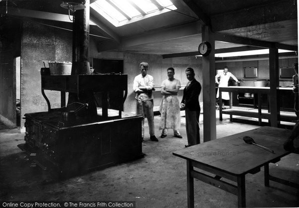 Photo of Coed Y Brenin Forest, The Kitchen, Ministry Of Labour Instructional Centre c.1936