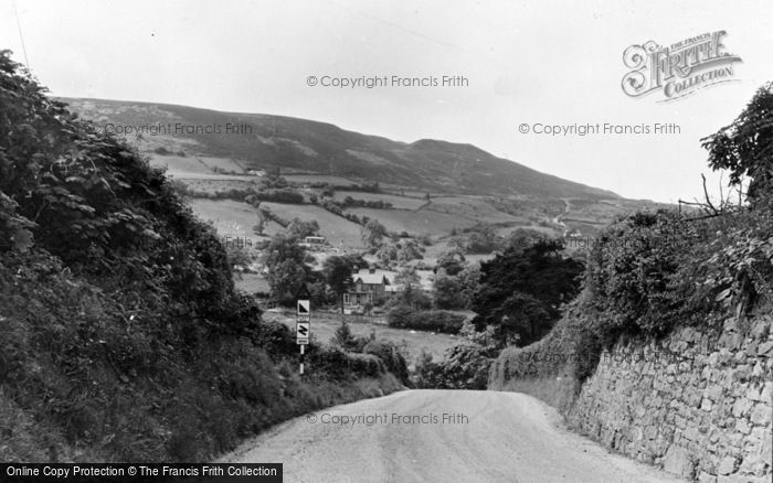 Photo of Coedpoeth, A Glimpse Of The Mountain c.1955