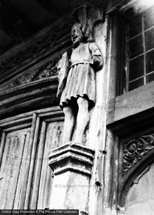 Photo of Coggeshall, Carving On Paycocke's 1950