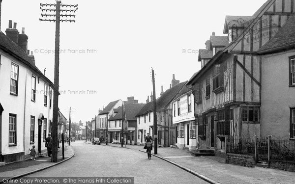 Photo of Coggeshall, Church Street c.1955