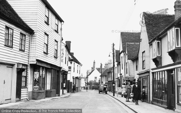 Photo of Coggeshall, East Street c.1955