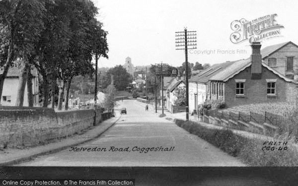 Photo of Coggeshall, Kelvedon Road c.1955