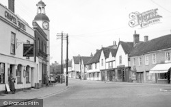 Market Hill And Stoneham Street c.1955, Coggeshall