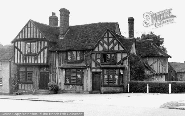 Photo of Coggeshall, The Woolpack Inn c.1955