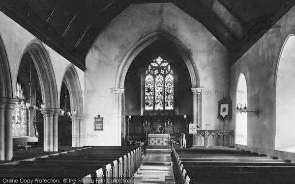 Photo of Colchester, All Saints Church Interior 1907