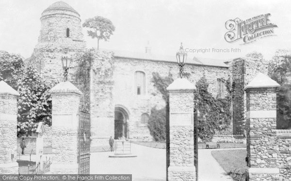 Photo of Colchester, Castle Entrance Gates 1895