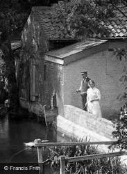 Catching Fish, River Colne 1904, Colchester