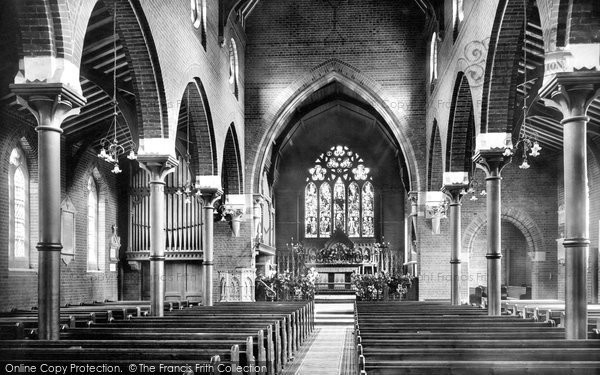 Photo of Colchester, Church Of St Mary At The Walls, Interior 1907