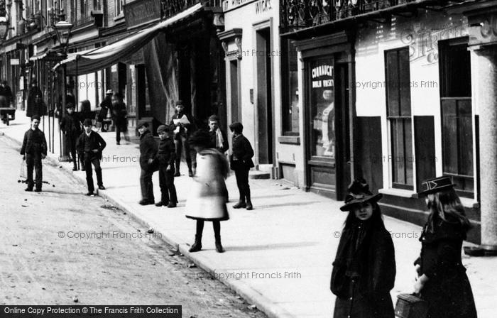 Photo of Colchester, Girls And Boys, High Street 1891
